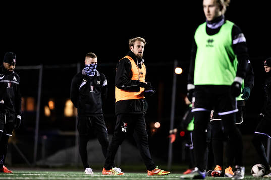 FC Trollhättans tränare William Lundin