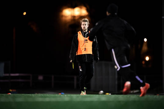 FC Trollhättans tränare William Lundin