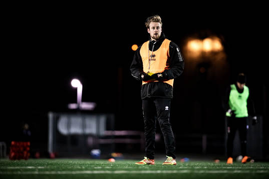 FC Trollhättans tränare William Lundin