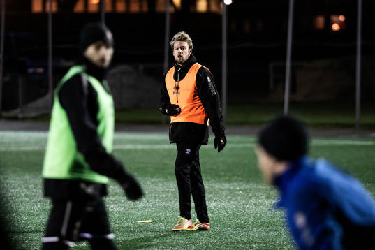 FC Trollhättans tränare William Lundin