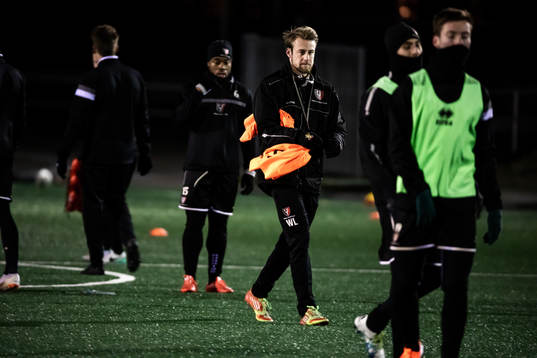 FC Trollhättans tränare William Lundin