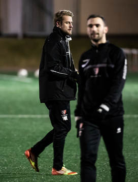 FC Trollhättans tränare William Lundin