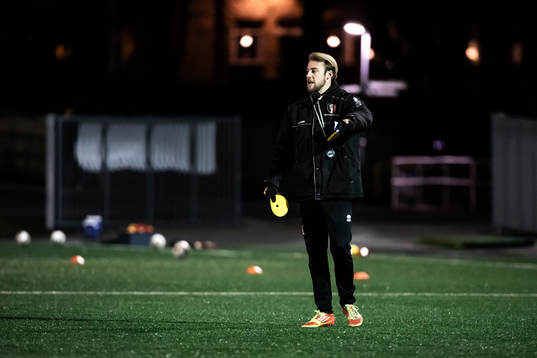 FC Trollhättans tränare William Lundin