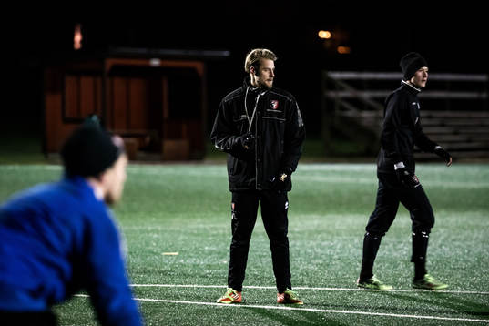 FC Trollhättans tränare William Lundin