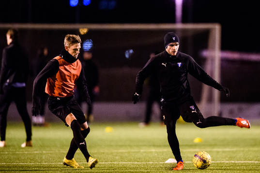 Sören Rieks och Egzon Binaku
