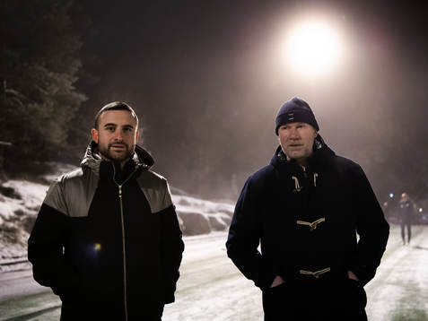 s ordförande Fadi Nano och Gunnilses klubbchef Tomas