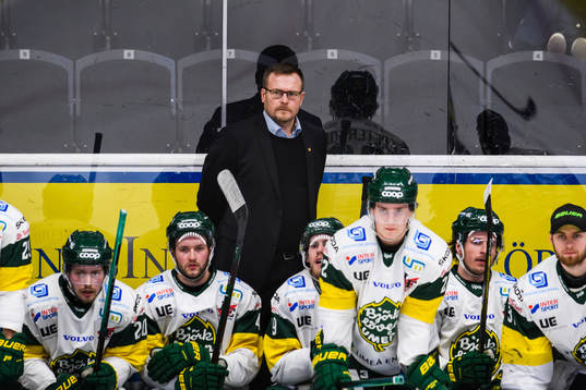Björklövens tränare Joakim Fagervall