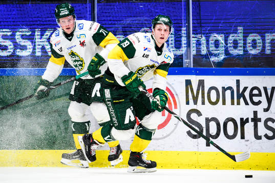 Björklövens Oskar Stål-Lyrenäs och Emil Lundberg