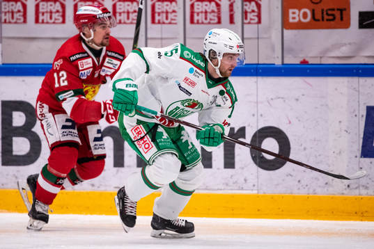 Moras Kevin Gagné och Rögles Simon Ryfors