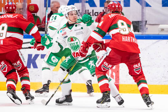 Rögles Leon Bristedt och Moras Sebastian Hartmann