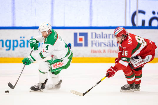 Rögles Kodie Curran och Moras Niki Petti