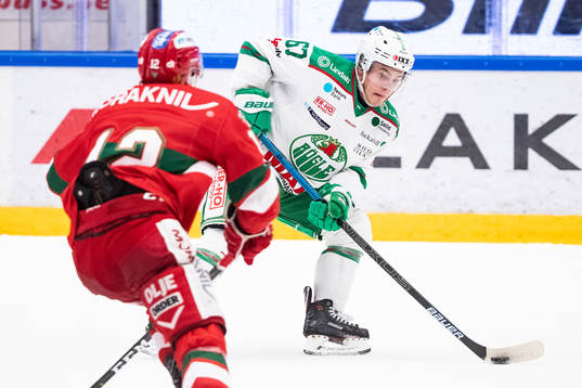 Rögles Leon Bristedt och Moras Kevin Gagné