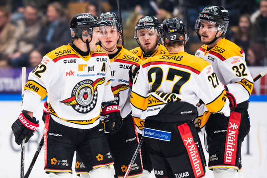 Luleås Karl Fabricius, Jonas Berglund, Robin Kovacs, Nils
