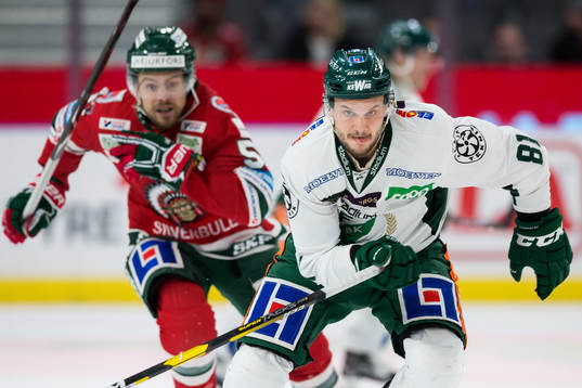 Färjestads Theodor Lennström före Frölundas Mats