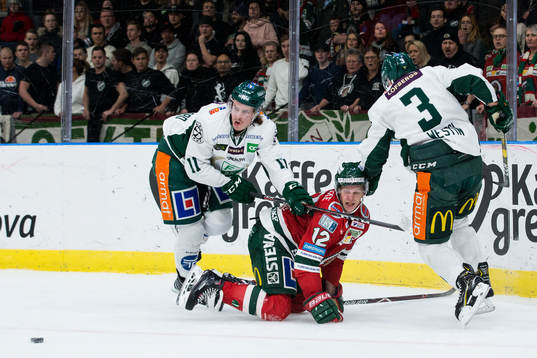 Färjestads Joakim Nygård och Jens Westin