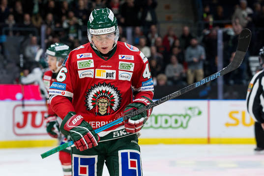 Frölundas Oliwer Fjellström deppar