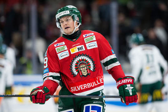 Frölundas Rhett Rakshani deppar