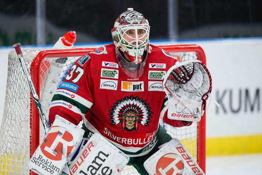 Frölundas målvakt Johan Gustafsson
