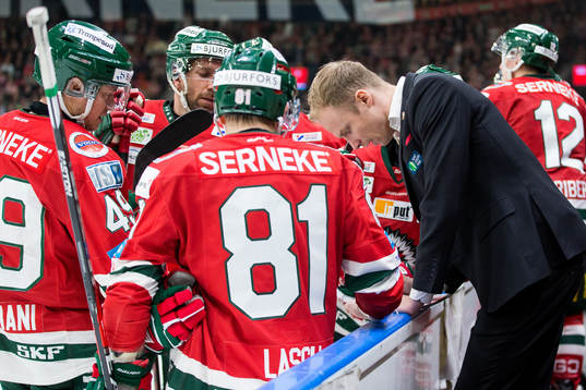 Frölundas assisterande tränare Johan Lundskog