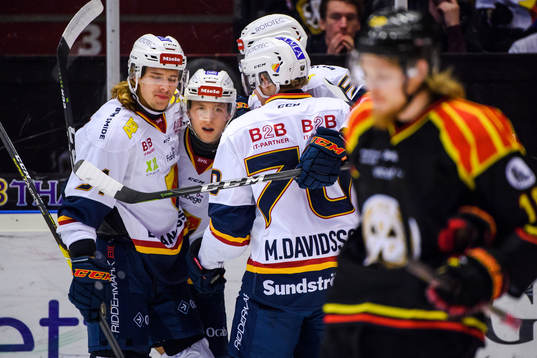 Djurgårdens spelare jublar