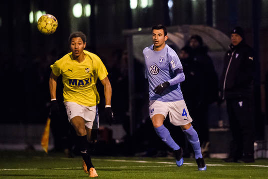 Malmö FFs Behrang Safari och IFK Malmös Mikael Marques de