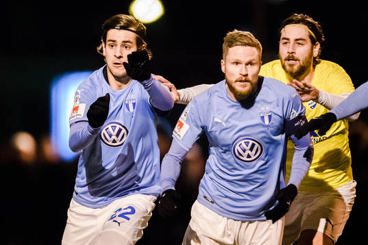 Malmö FFs Adi Nalic och Lasse Nielsen