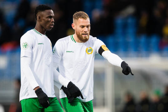 Hammarbys Kossounou Odilon och David Fällman