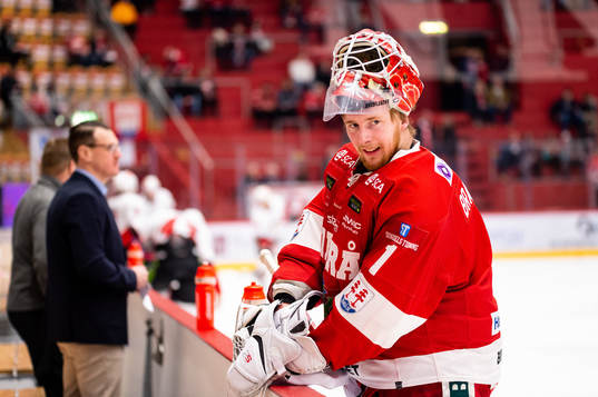 Timrås målvakt Victor Brattström