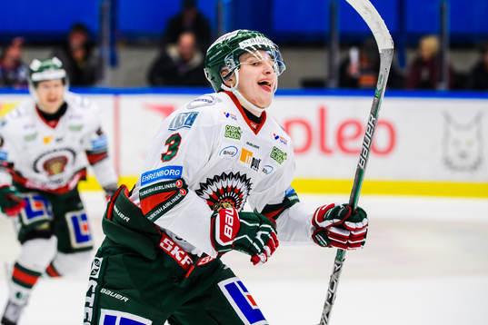 Frölunda Jacob Moverare  jublar