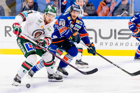Frölunda Mats Rosseli Olsen och Växjös Erik Josefsson