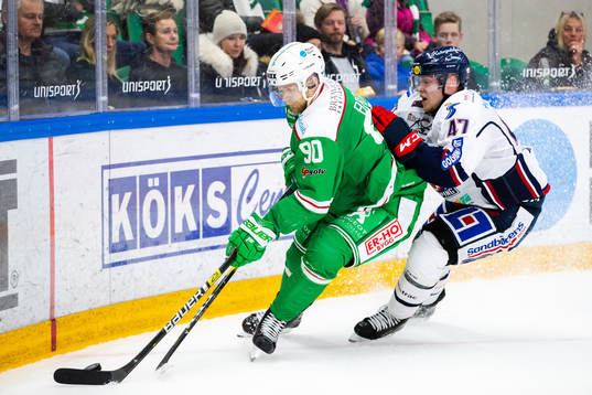 Rögles Ted Brithén och Linköpings Anton Karlsson