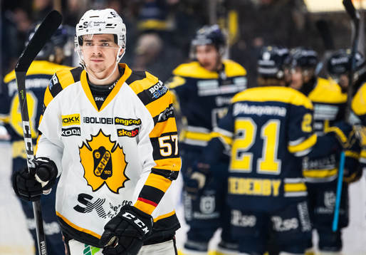 s Robin Figren (ej i bild)under ishockeymatchen i SHL