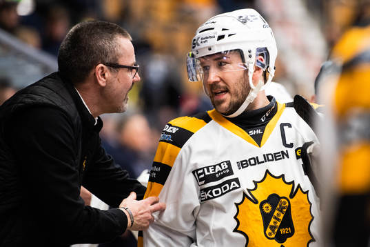 Skellefteås tränare Tommy Samuelsson och Jimmie Ericsson