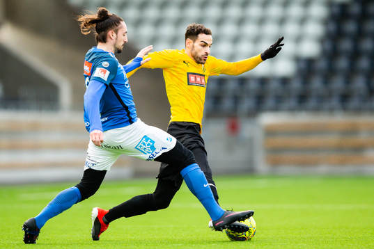 Häckens Mervan Celik och Norrbys Dijan Vukojevic