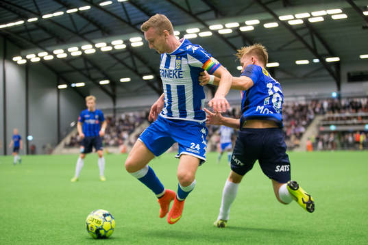 IFK Göteborgs Sebastian Ohlsson och Stabaeks Andreas