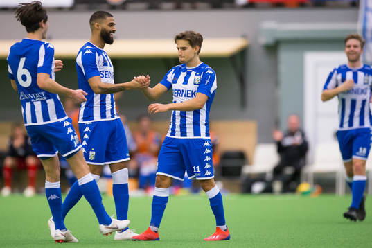 IFK Göteborgs Amin Affane jublar
