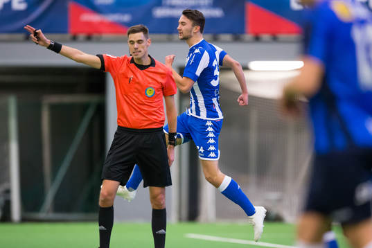 IFK Göteborgs Måns Saebbö jublar