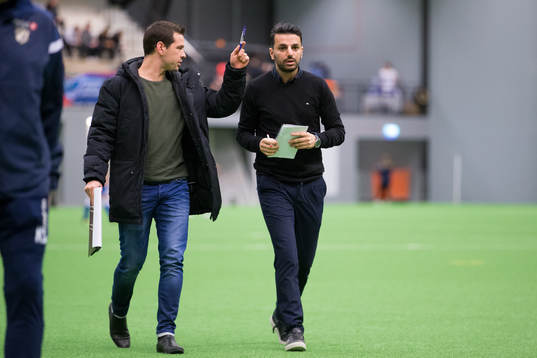 IFK Göteborgs tränare Poya Asbaghi och assisterande