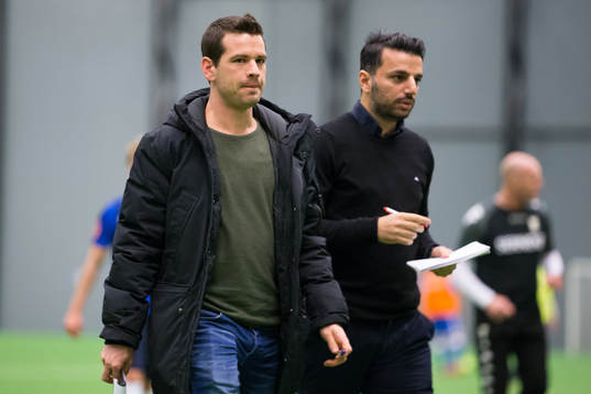 IFK Göteborgs tränare Poya Asbaghi och assisterande