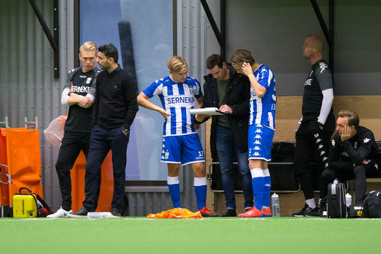 IFK Göteborgs tränare Poya Asbaghi och assisterande
