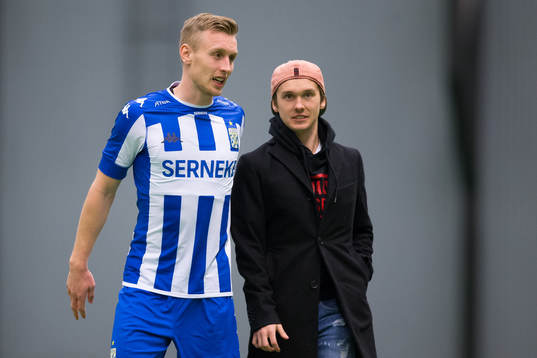 IFK Göteborgs Sebastian Ohlsson och Patrik Karlsson Lagemyr