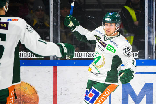 Färjestads Marcus Nilsson jublar