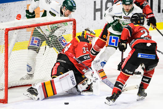 Färjestads Linus Johansson gör 3-2