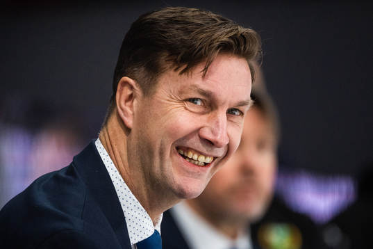 Färjestads tränare Johan Pennerborn