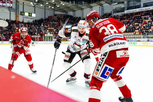 Malmö Redhawks Fredrik Händemark och Timrås Jacob