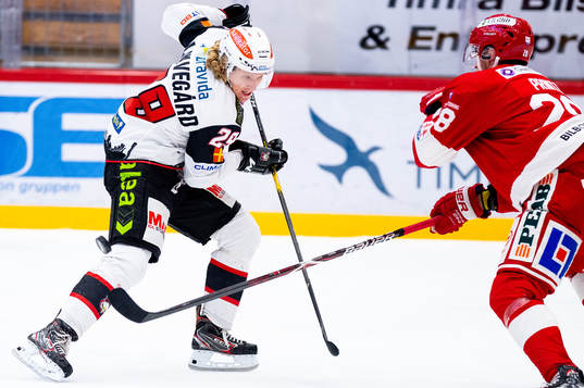 Malmö Redhawks Jens Olsson och Timrås David Printz