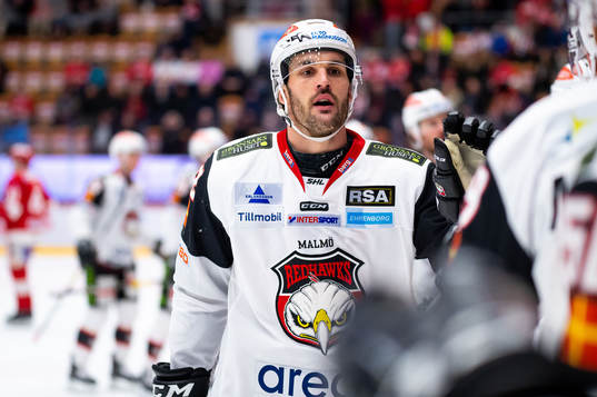 Malmö Redhawks Niklas Arell jublar