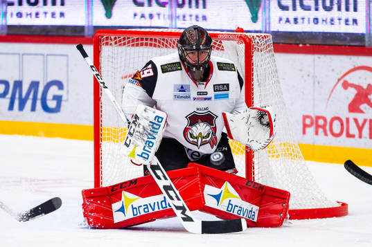 Malmö Redhawks målvakt Oscar Alsenfelt