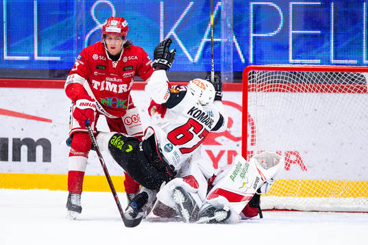 Malmö Redhawks Konstantin Komarek ramlar på Timrås