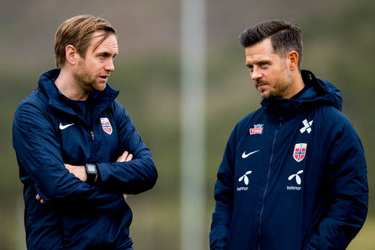 Martin Sjögren, head coach of Norway, and Alexander